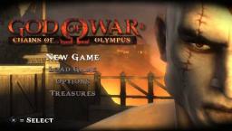 God of War: Chains of Olympus Title Screen